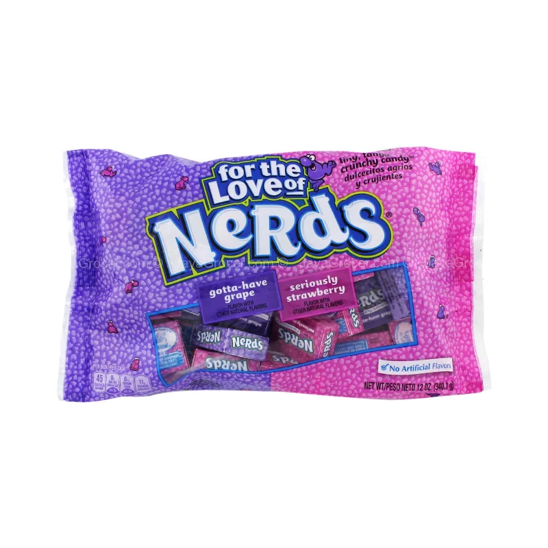 ---Nerds Grape and Strawberry Fun Size Candies 340g