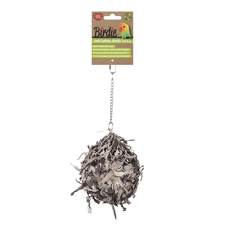 - Organic cotton dog bibsBirdie Naturals Super Shredding Ball Med 18 x 13cm