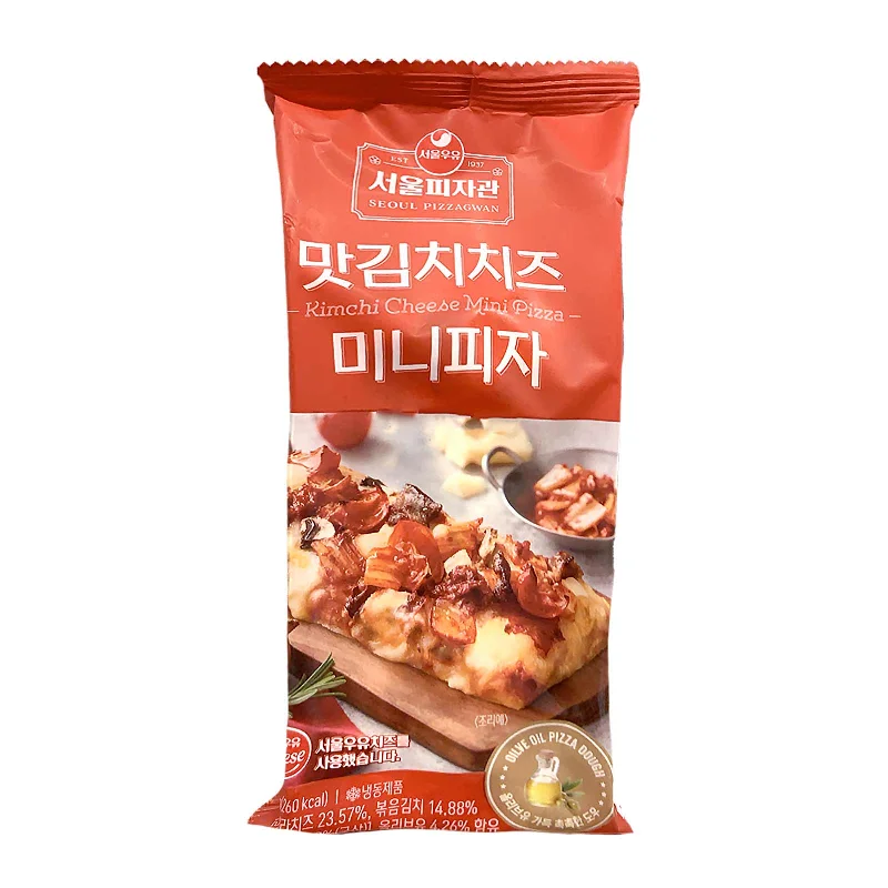 - Chinchilla cooling ice nest ceramic plateSeoul Milk Kimchi Cheese Mini Pizza 105g