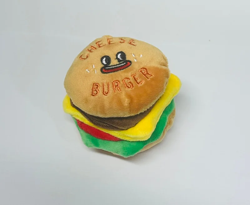 - Cat teasers selectionDog Toy Burger Bite Me