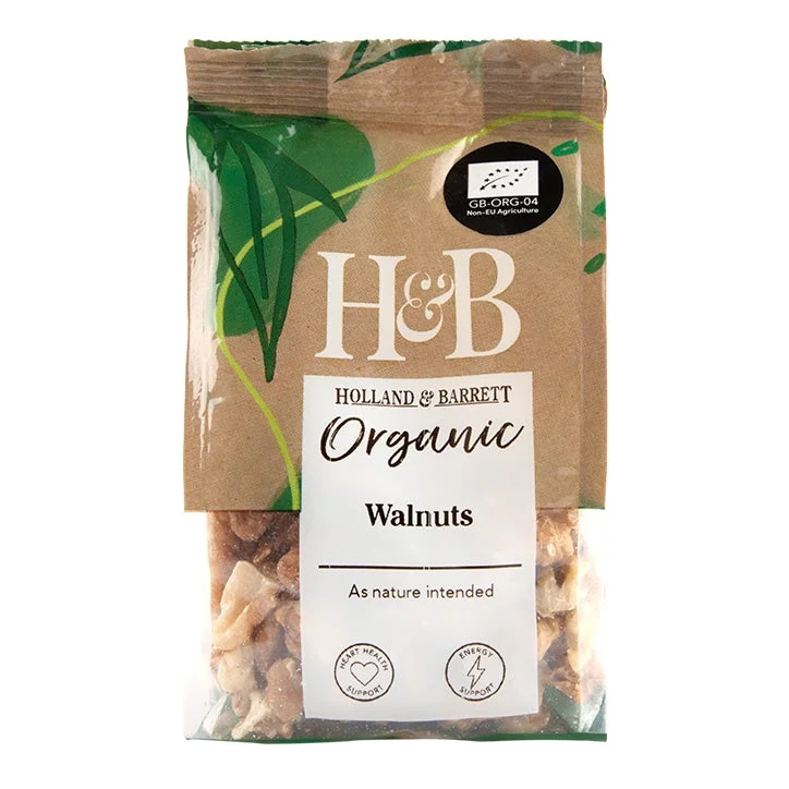 ---Holland & Barrett Organic Walnuts 75g