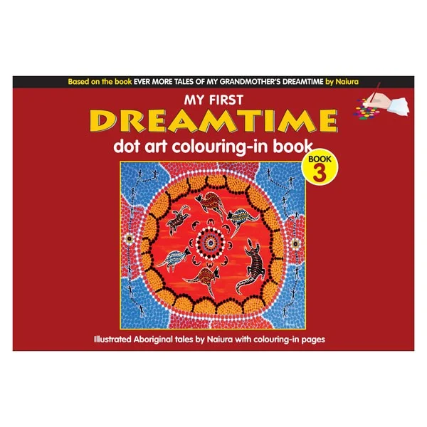 - Summer pet ice matDreamtime Dot Art Colouring-In Book 3