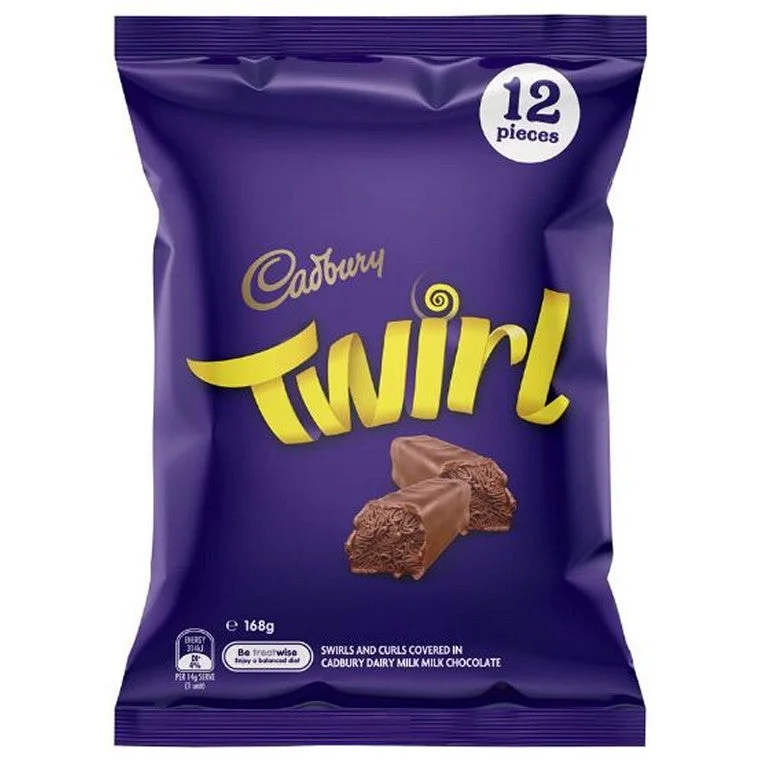 Pet ProductsCadbury Twirl Sharepack, 168gm