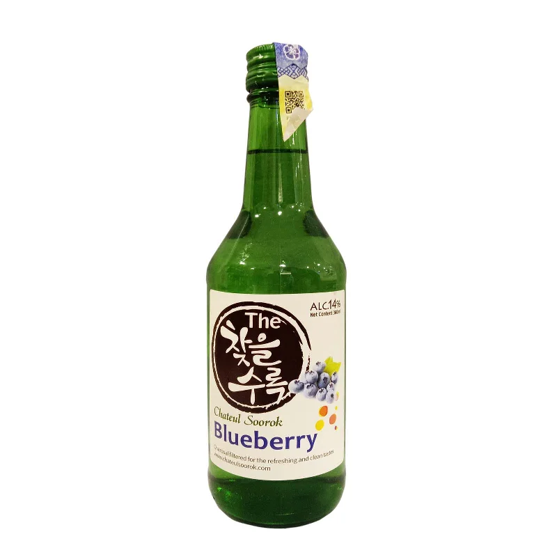 ---Chateul Soorok Soju Blueberry Flavour 360ml