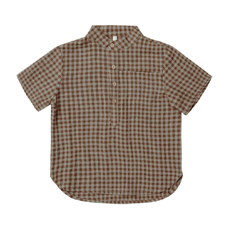 - Solid wood cat climbing frame customizedRylee and Cru  Gingham Short Sleeve Mason Shirt