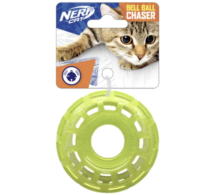 - Teething and chewing toys for puppiesNerf Cat Toy - Transparen Rattle Ring