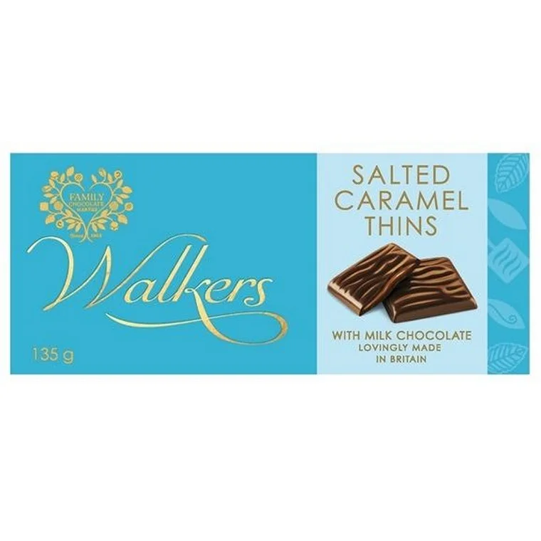 - Air box TSA certified check-inWalkers Salted Caramel Thins, 135gm