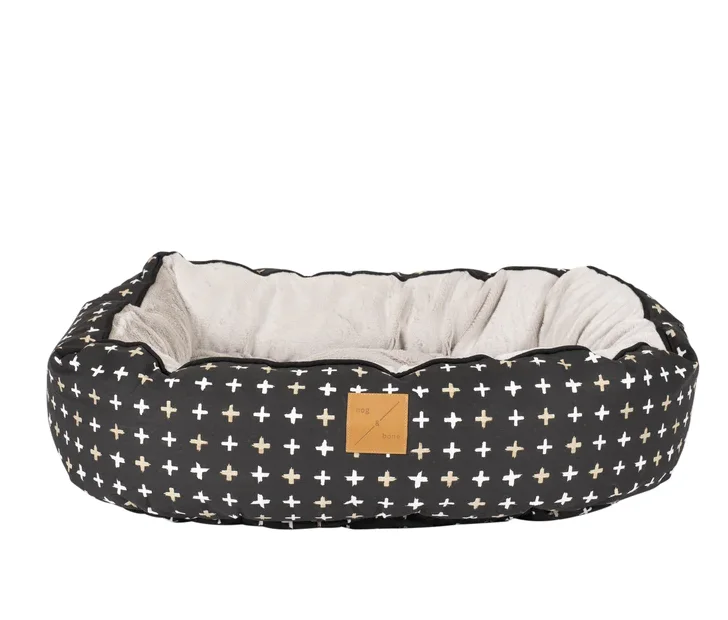 - Pet vitamin complex nutrition tabletsMog & Bone 4 Seasons Dog Bed - Black Cross X-Large