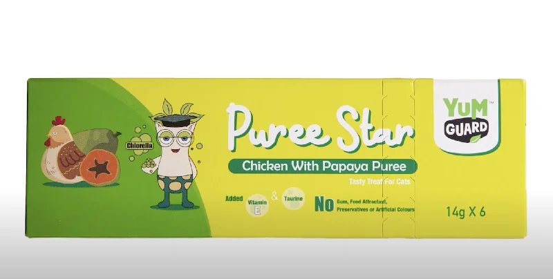 - Pet diabetes prescription foodYumguard Puree Star Chicken & Papaya - 6 pack (84g)