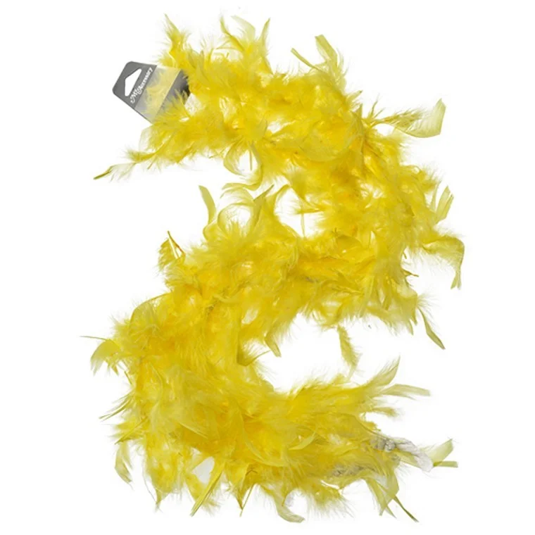 - Deodorizing cat litter tofu litterYellow Feather Boa, 1.5m