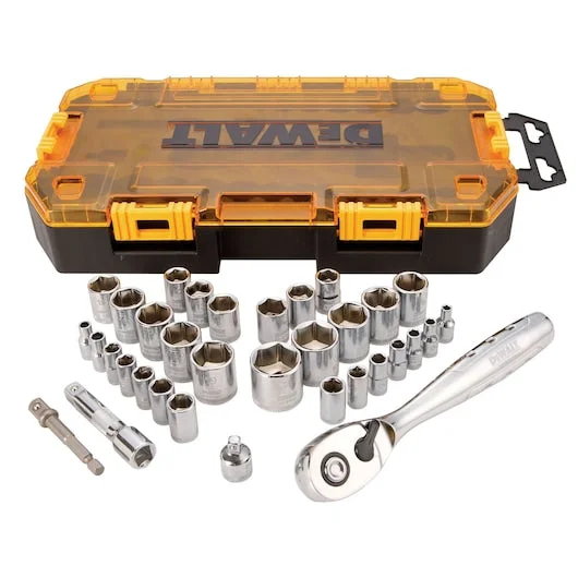 ---1/4 IN. and 3/8 IN. Drive Socket Set - 34 PIECE