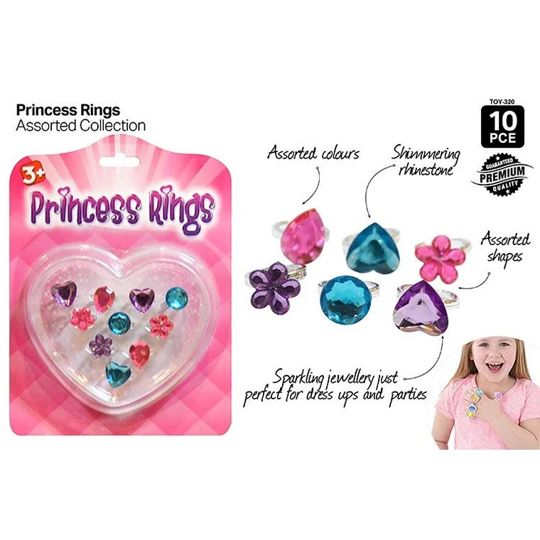 Pet ProductsPrincess Rings, 10pce