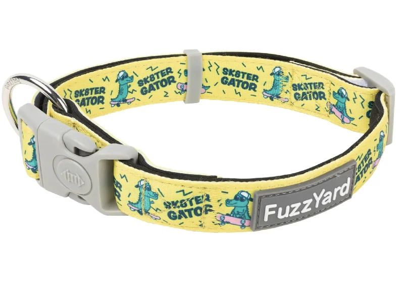 - ​​Christmas pet Christmas clothingFuzzyard Dog Collar - Sk8ter Gator - Small