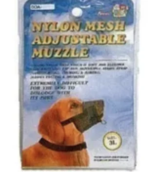 - Automatic induction pet water dispenserNylon Mesh Adj. Muzzle - Large