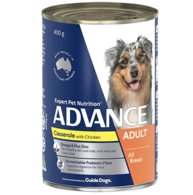 - Organic cotton dog bibsAdvance Dog Wet Food - Chicken (410g)