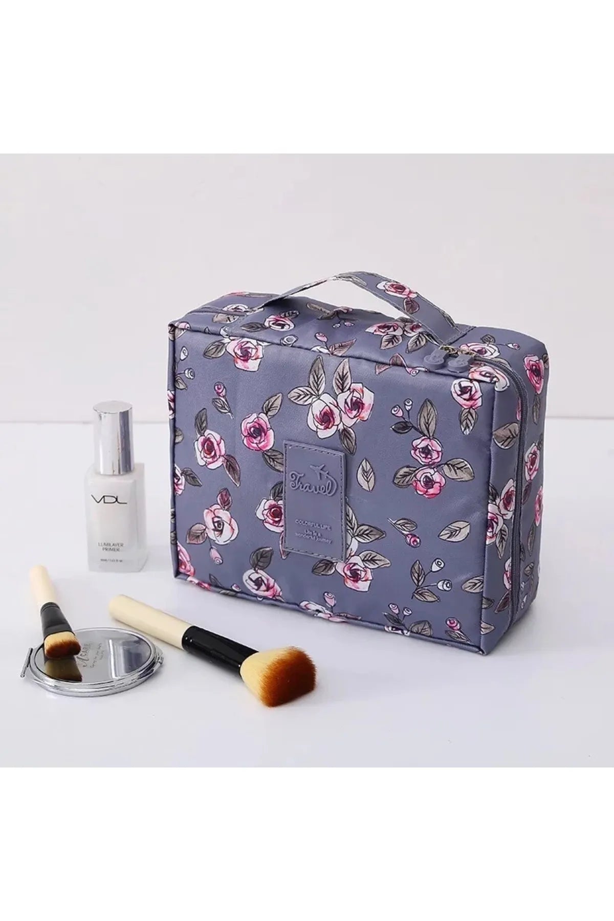 - ​​Pet toys under    yuanBatekso Women's Rose Patterned Makeup Bag