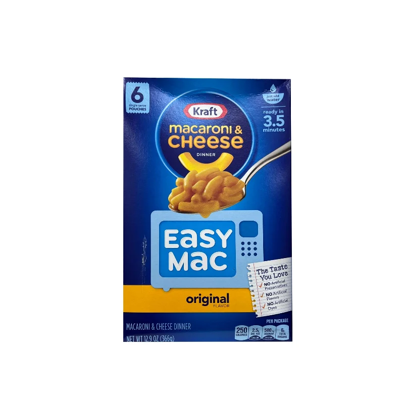 - Winter dog thick down jacketKraft Easy Mac and Cheese Dinner 366g