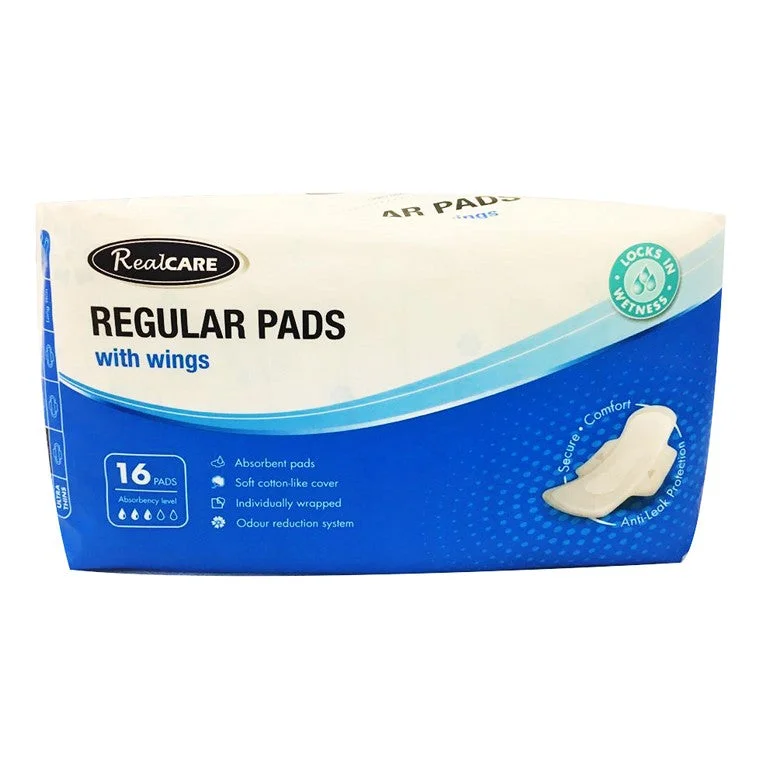 - Dog disposable foam shower gelReal Care Pads Maxi Regular w/ Wings, 16pk