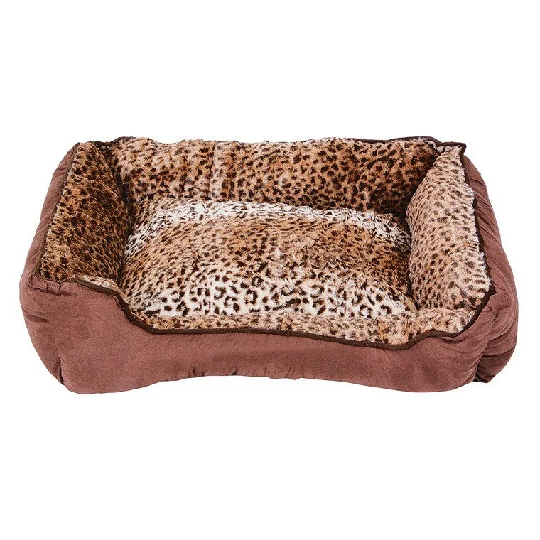 Pet ProductsFlorence Plush Rectangle Pet Bed, 2 Asstd Designs