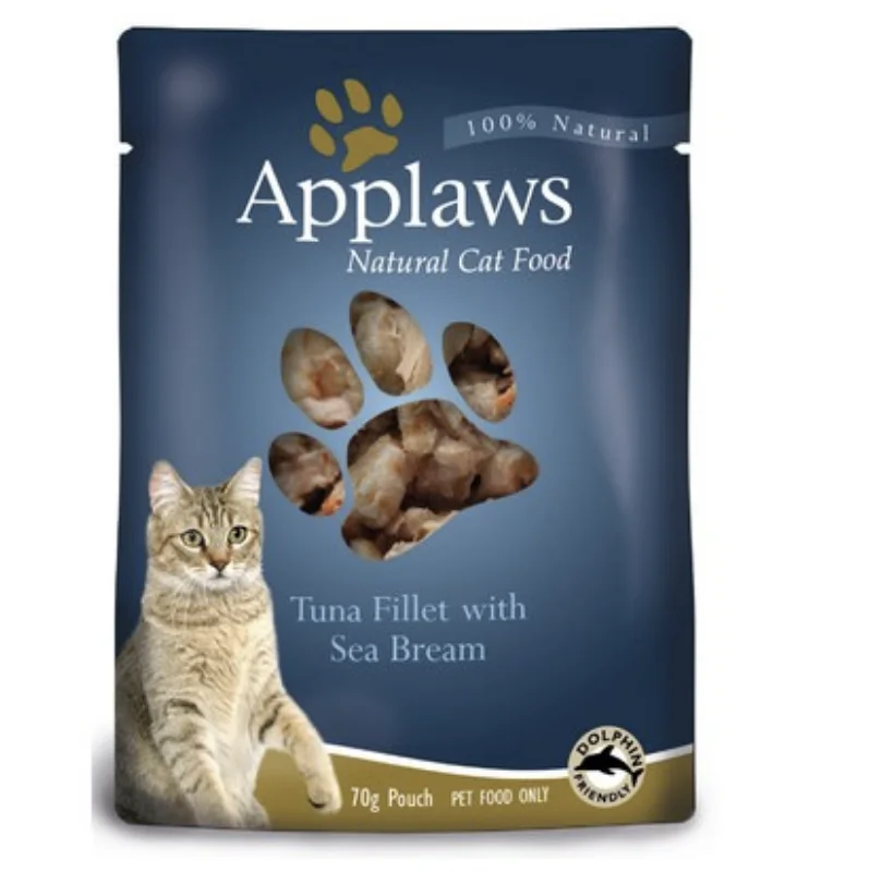 - Natural latex pet mattressApplaws Cat Wet Food - Tuna Fillet With Sea Bream (70g)