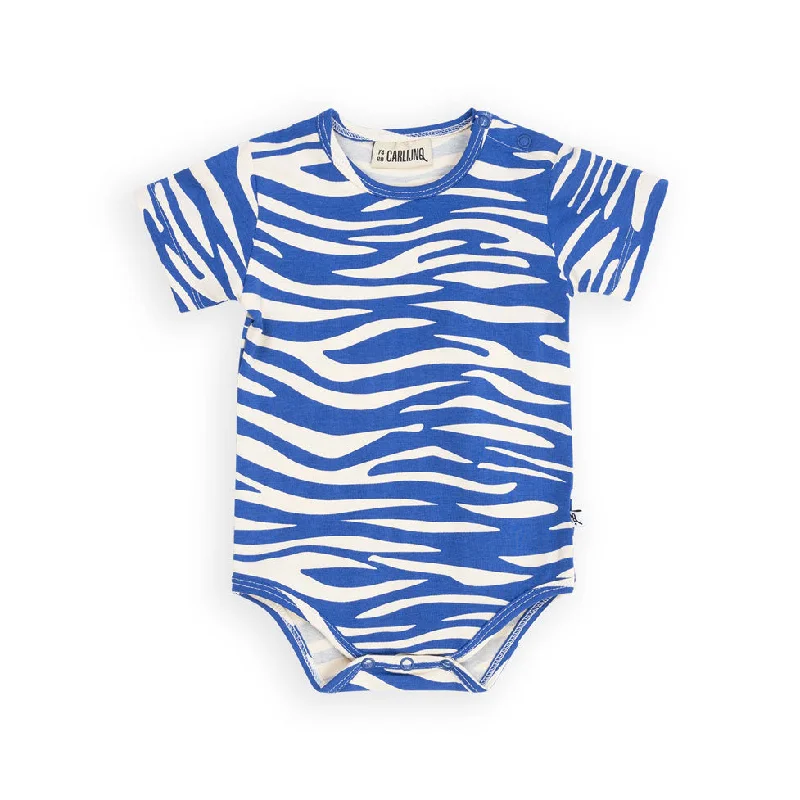 - Winter dog thick down jacketCarlijnq Zebra - Bodysuit Short Sleeve With Print