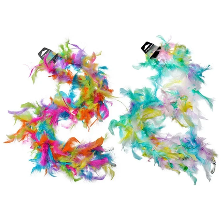  -Anti-slip claw protection raincoat FOR dogsPastel Rainbow Feather Boa, 1.5m