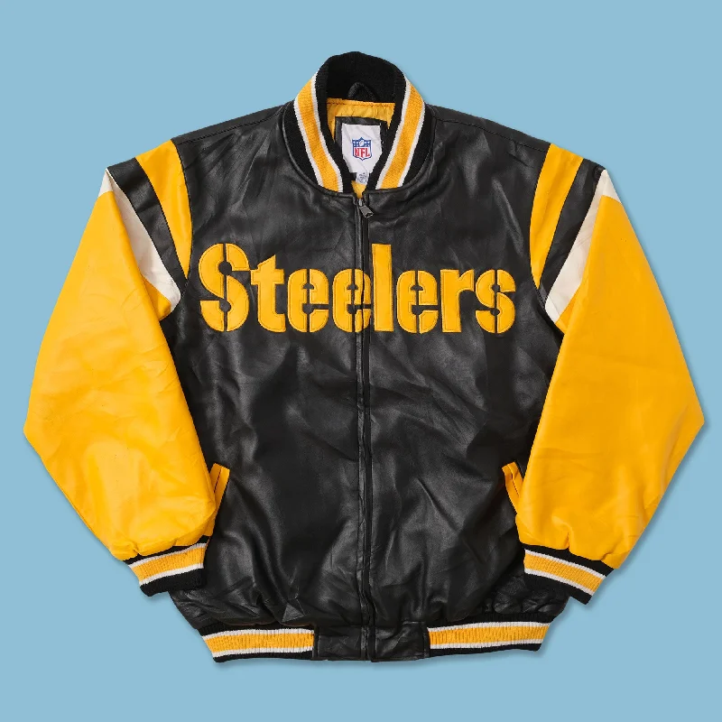 - Automatic temperature adjustment cat bedPittsburgh Steelers Faux Leather Bomber Jacket Medium