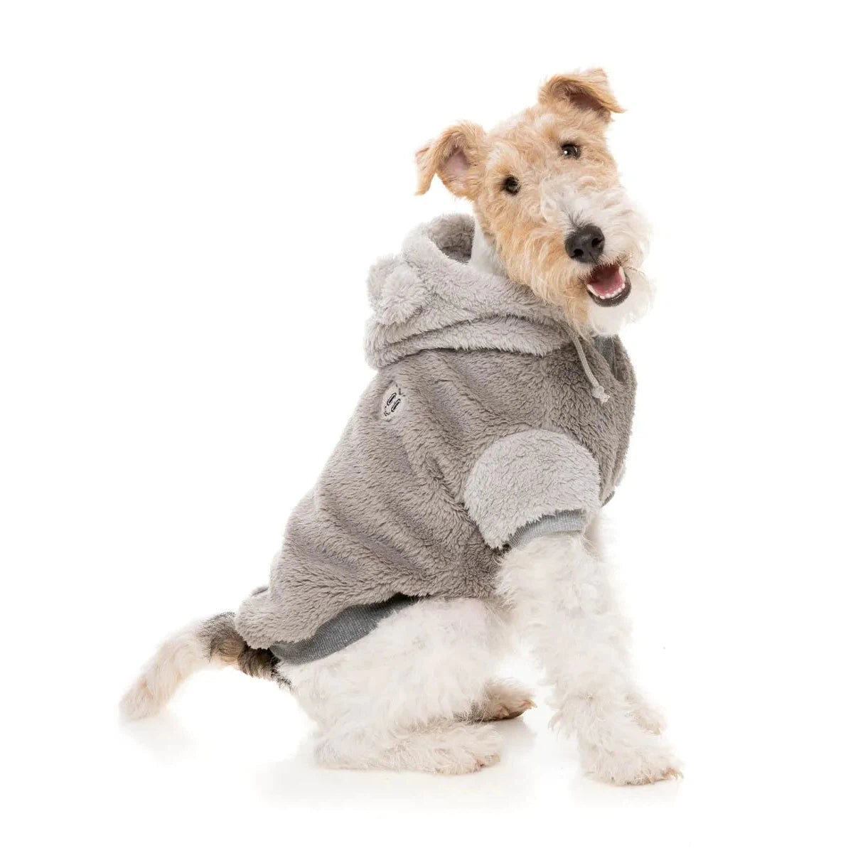  -Anti-slip claw protection raincoat FOR dogsFuzzYard | Winnie Hoodie - Grey