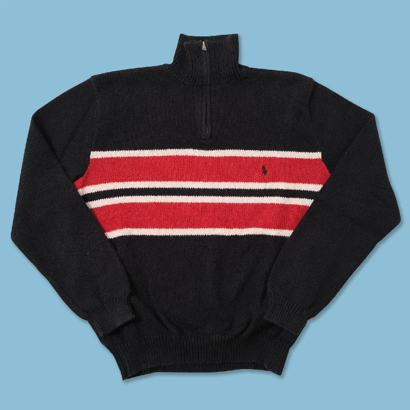 Pet ProductsVintage Polo Ralph Lauren Q-Zip Knit Sweater Medium