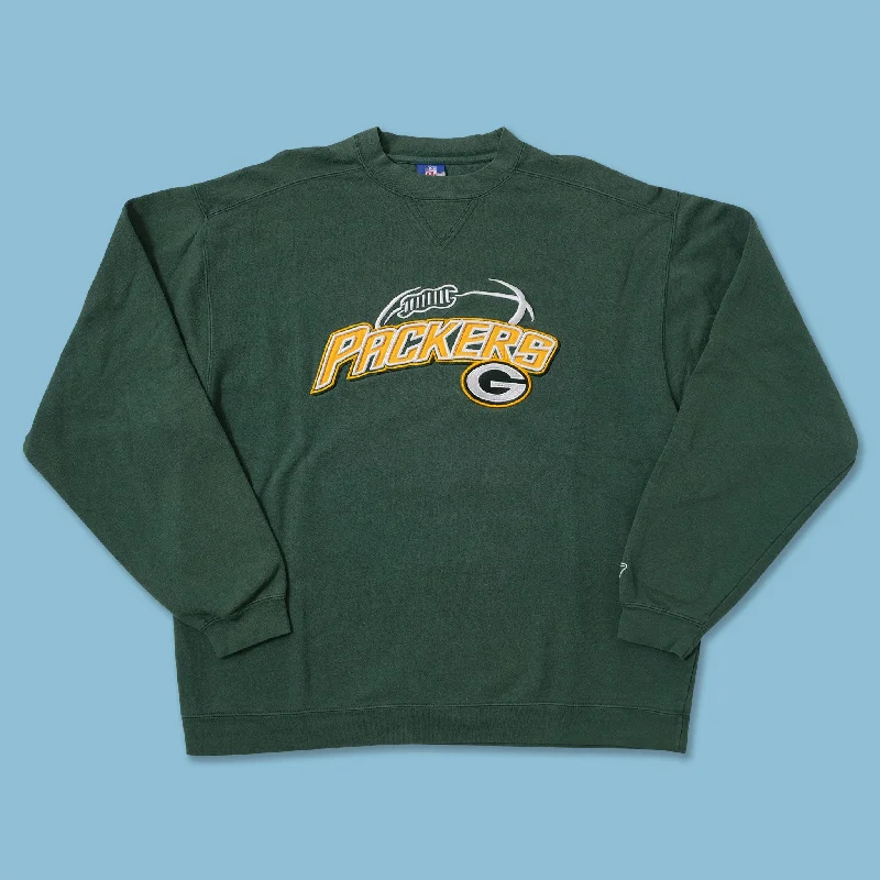 ---Vintage Reebok Green Bay Packers Sweater XLarge