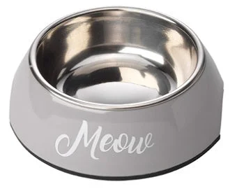 - Hamster silent running wheel to prevent chewingGrey Meow Cat Bowl