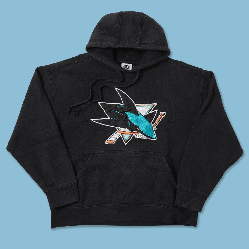 - Smart cat litter box with automatic cleaningVintage Women's San Jose Sharks Hoody Medium