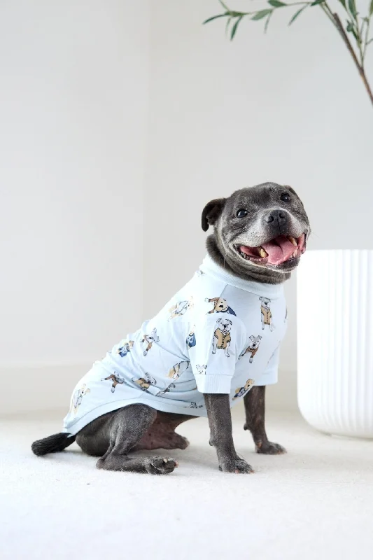 Pet winter warm clothesPreppy Pups Dog Tee