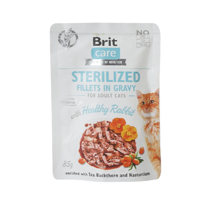    - Orijen cat food reviews  BRIT CARE CAT FOOD STERILIZED IN GRAVY HEALTHY RABBIT 85 GM