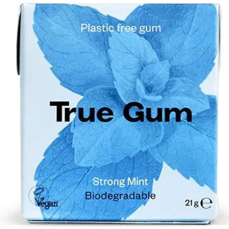  -Chicken-flavored dog foodTrue Gum Biodegradable Gum - STRONG Mint