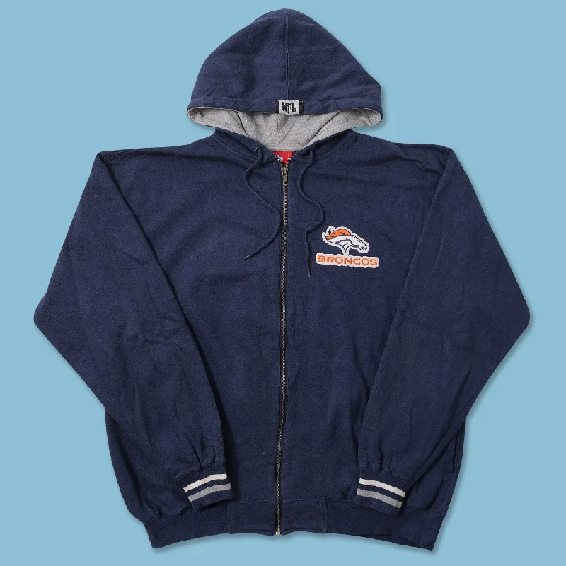 - Remote interactive pet feederVintage Denver Broncos Zip Hoody Large