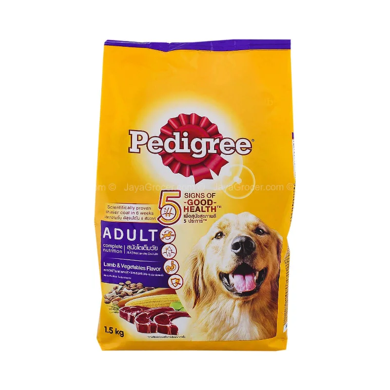 - Royal Canin dog food recommendationPedigree Adult Dog Lamb and Vegetable Flavored Dog Food 1.5kg