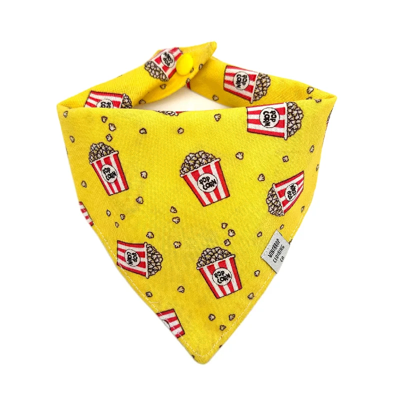 Pet easy-to-wear and take-off design clothesPopcorn Dog Bandana