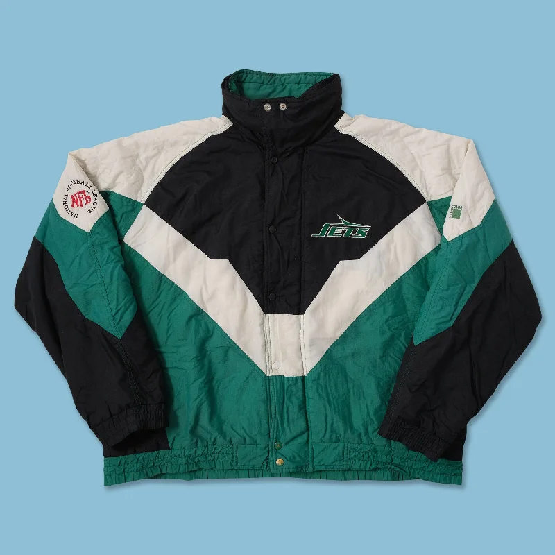 ---Vintage New York Jets Padded Jacket XXLarge