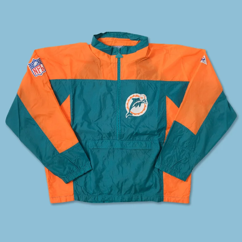 - Remote interactive pet feederVintage Miami Dolphins Halfzip Windbreaker Large