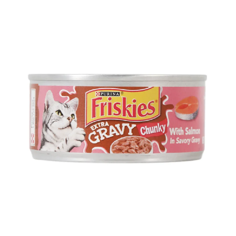    - Cat food for coat health  PURINA FRISKIES CAT FOOD WITH SALMON IN SAVORY GRAVY 156 GM