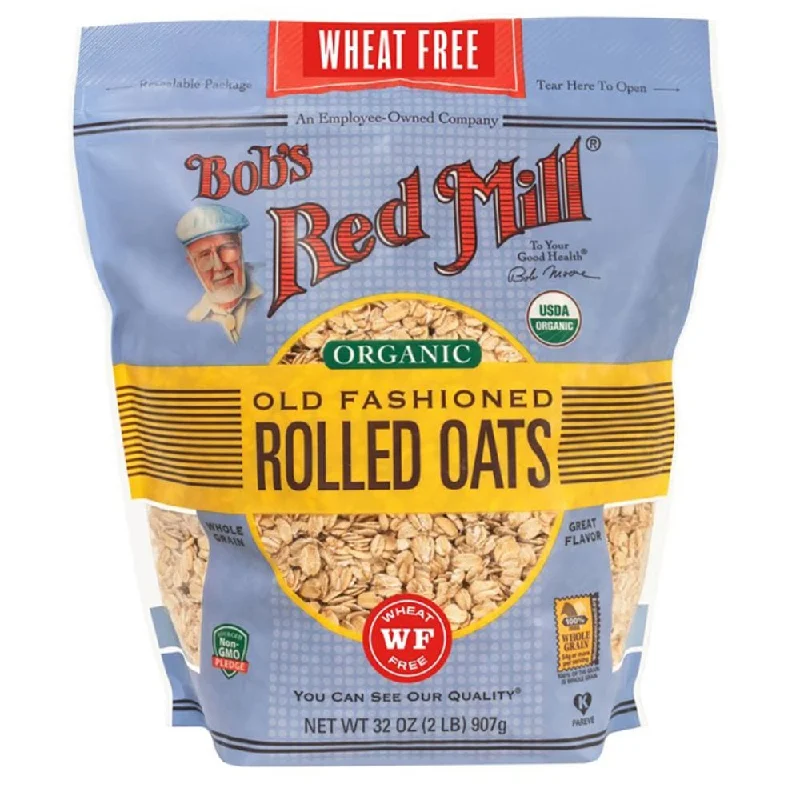 - Special food for senior dogsBob's Red Mill Rolled Oats Pure Wheat Free 907g