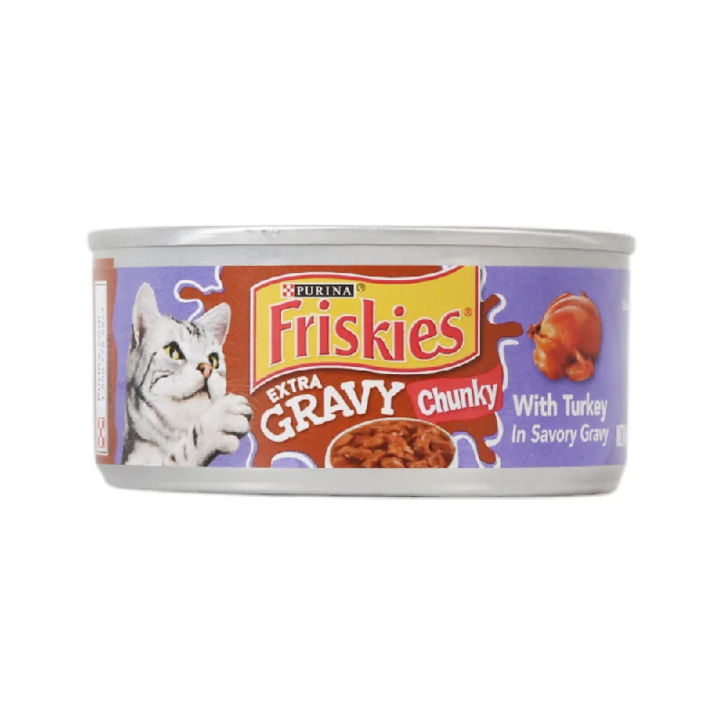    - Cat food nutritional analysis  PURINA FRISKIES CAT FOOD WITH TURKEY IN SAVORY GRAVY 156 GM