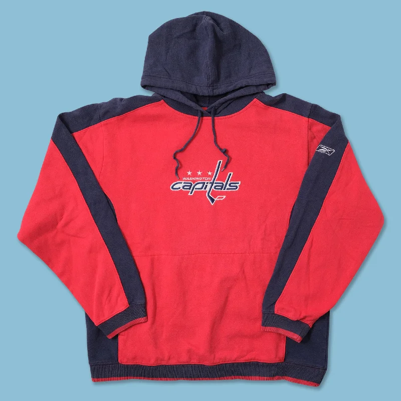 ---Vintage Reebok Washington Capitals Hoody Large