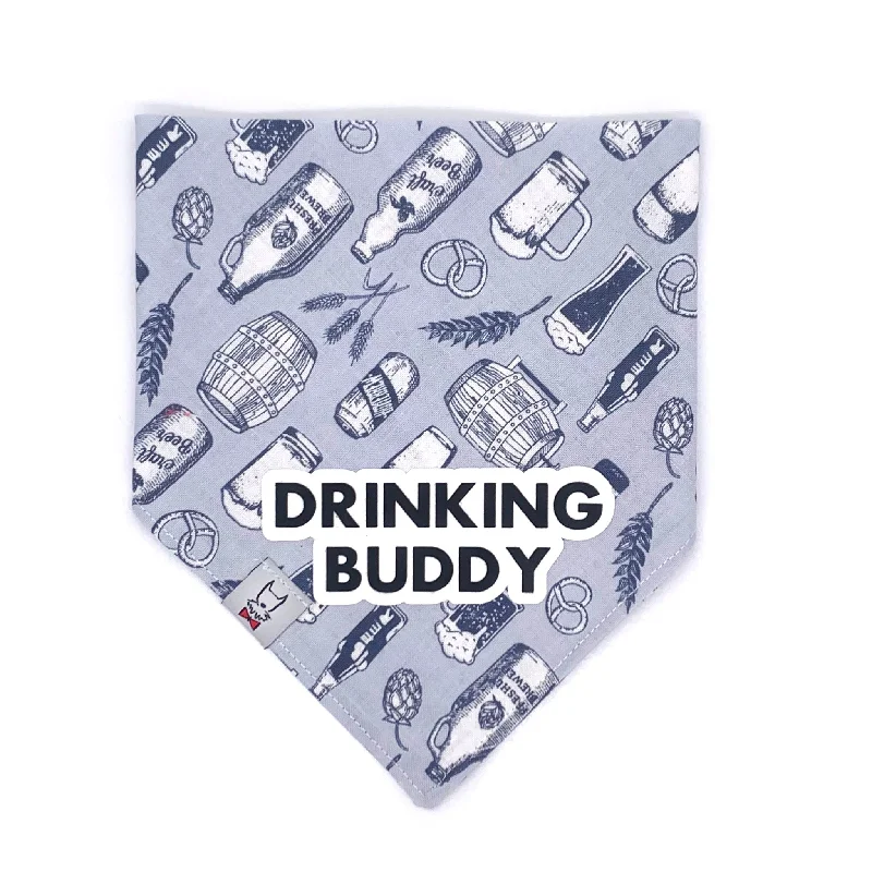 Pet Christmas clothesDrinking Buddy Dog Bandana