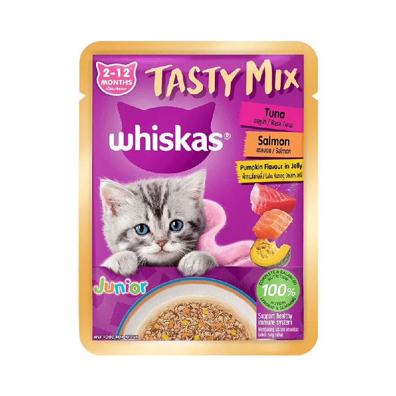    - Where to buy imported cat food  WHISKAS CAT FOOD TASTY MIX TUNA SALMON & PUMPKIN 70G