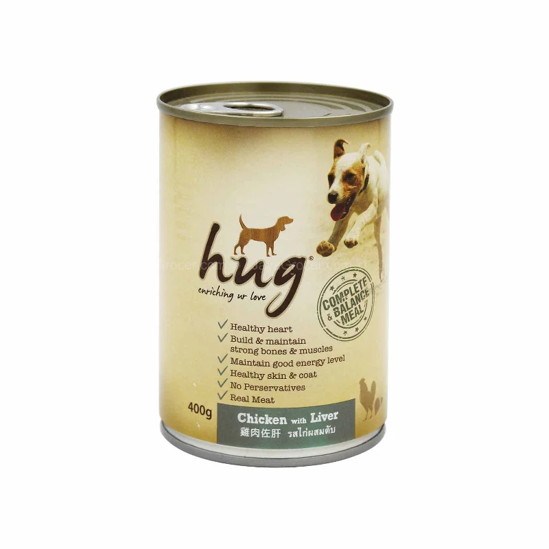 - Where to buy imported dog foodHug Chicken with Liver Canned Dog Food 400g