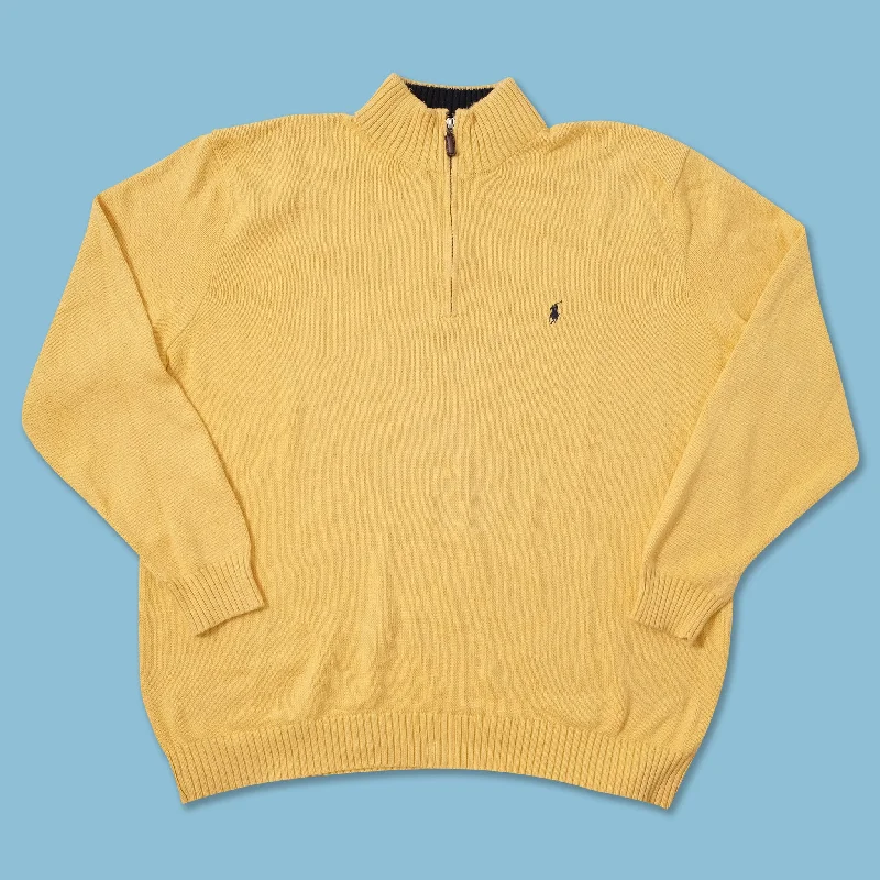 - Summer pet ice matVintage Polo Ralph Lauren Q-Zip Knit Sweater XXLarge