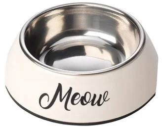 - Foldable and portable cat bagCream Meow Cat Bowl