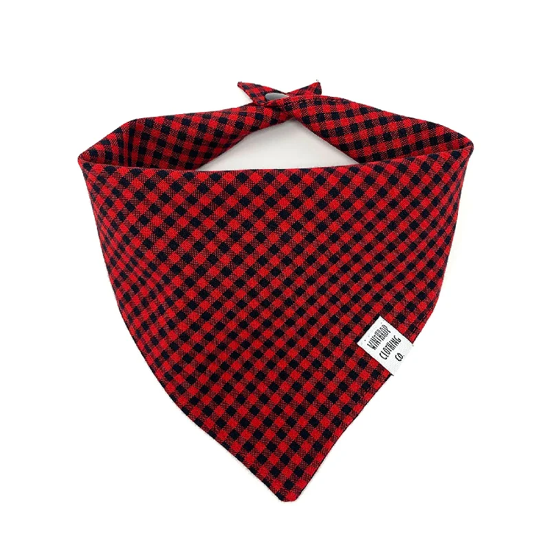 XX brand pet fashionBuffalo Check Dog Bandana